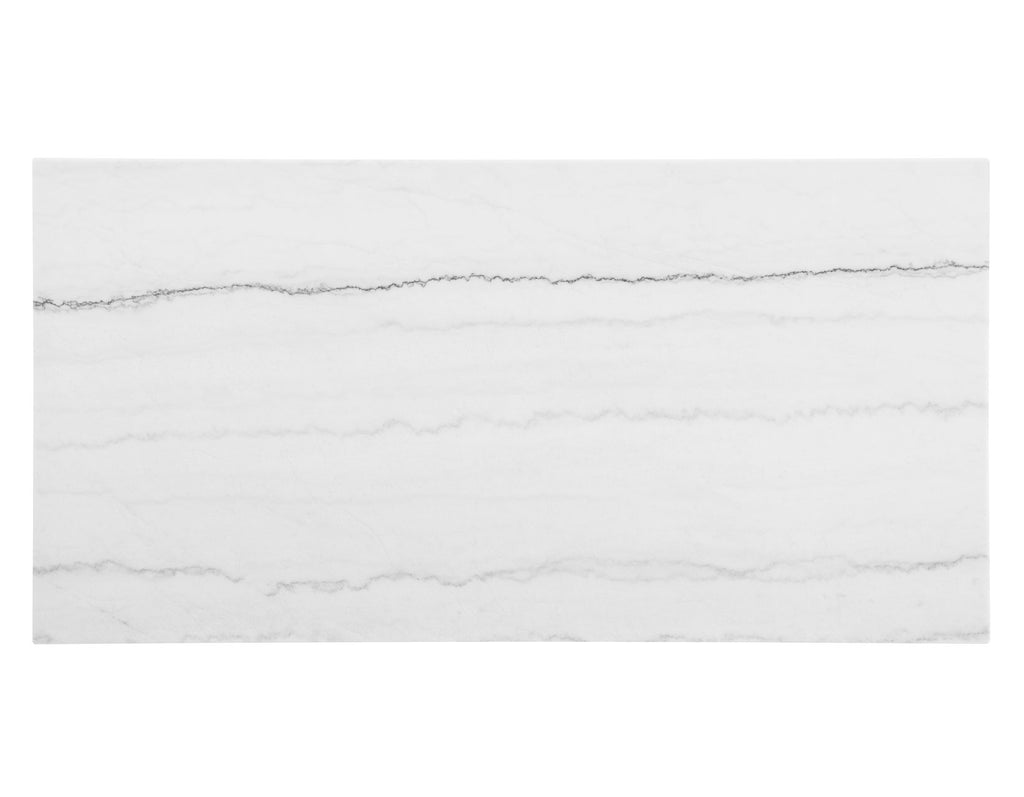 Carena 70-inch White Marble Table