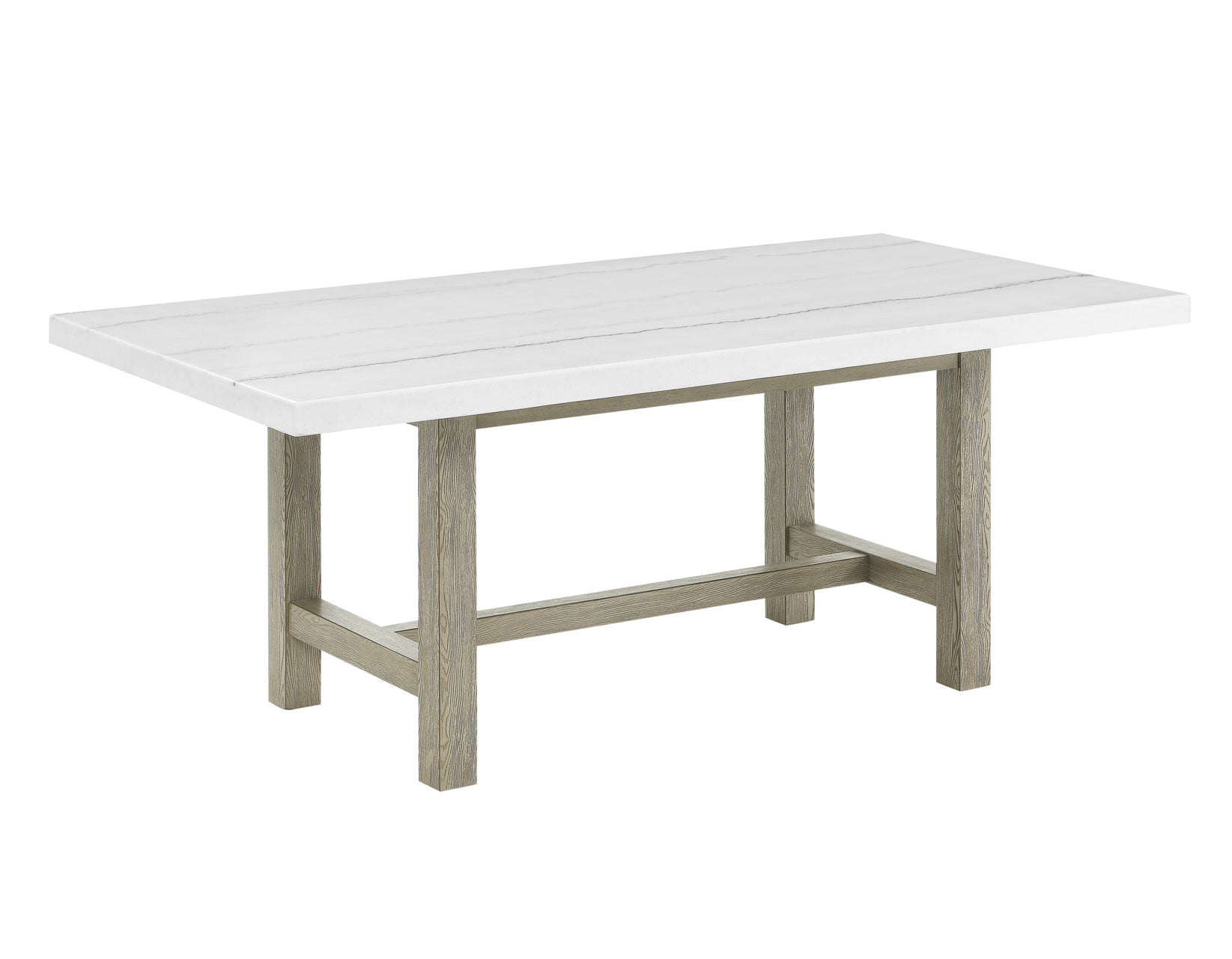 Carena 70-inch White Marble Table
