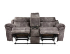 Nashville 3-Piece Manual Reclining Set, Grey